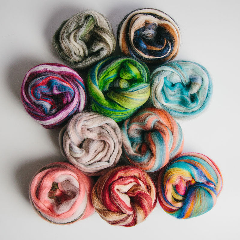 Wool Roving: Specialty Blends