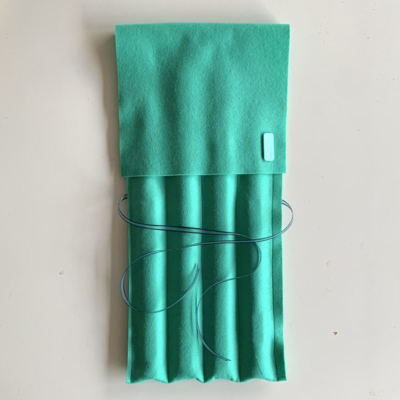 Frame Loom Felt Storage Pouch