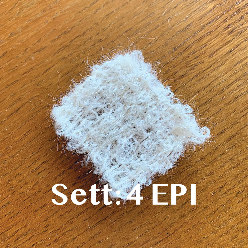 Boucle Mohair: Natural, Un-Dyed