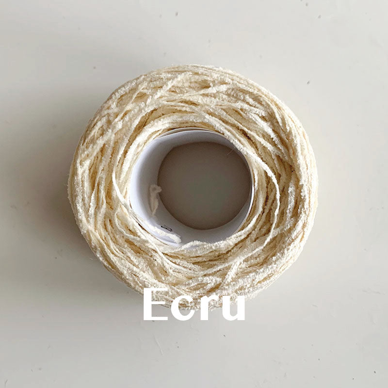 Rayon Chenille: Natural, Un-Dyed
