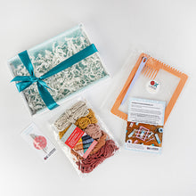 Load image into Gallery viewer, Intro to Weaving Series: Handwoven Bookmark Weaving Kit