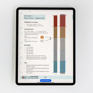 Intro to Weaving Series: Handwoven Bookmark Project E-Book