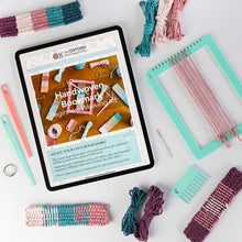 Load image into Gallery viewer, Intro to Weaving Series: Handwoven Bookmark Project E-Book