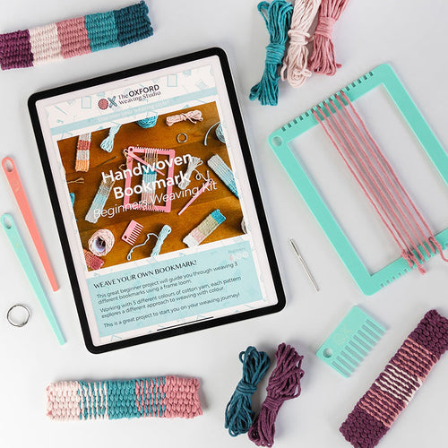 Intro to Weaving Series: Handwoven Bookmark Project E-Book