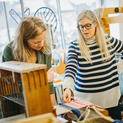 Contemporary Handwoven Cushion Workshop - Table Loom