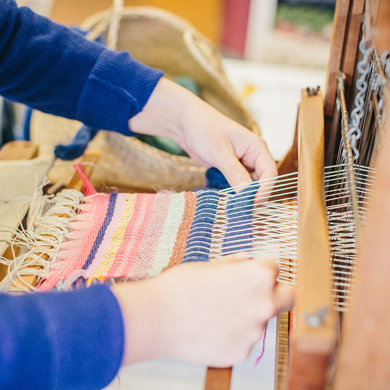 Contemporary Handwoven Cushion Workshop - Table Loom
