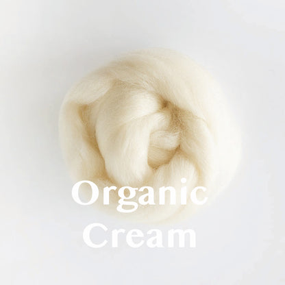 Wool Roving: Natural, Un-Dyed