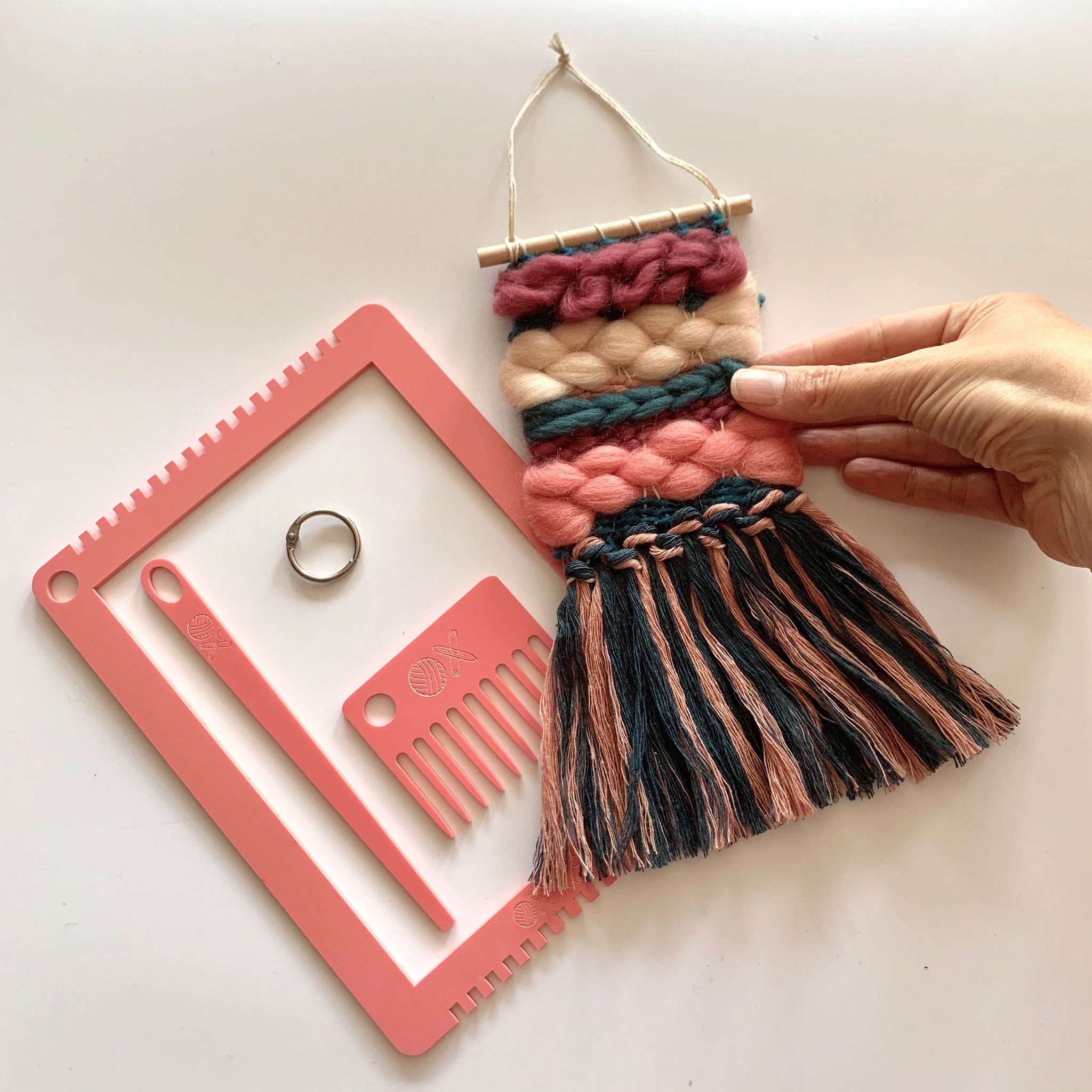 Weaving Library Introduction to Weaving Kit (Rainbow Collection) – The Oxford Weaving ...