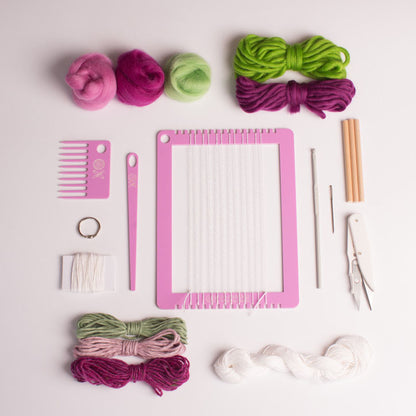 Introduction to Weaving Kit: Rainbow Collection