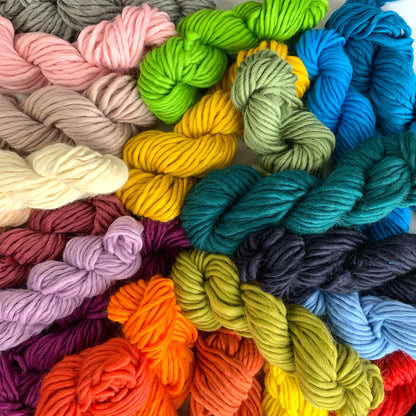 Super Chunky Yarns: Dyed