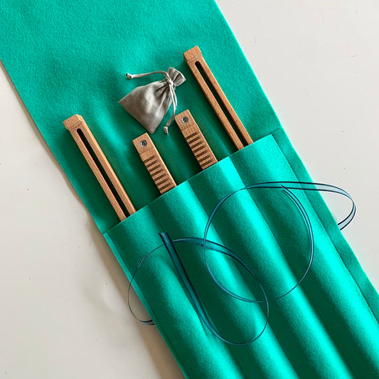Frame Loom Felt Storage Pouch
