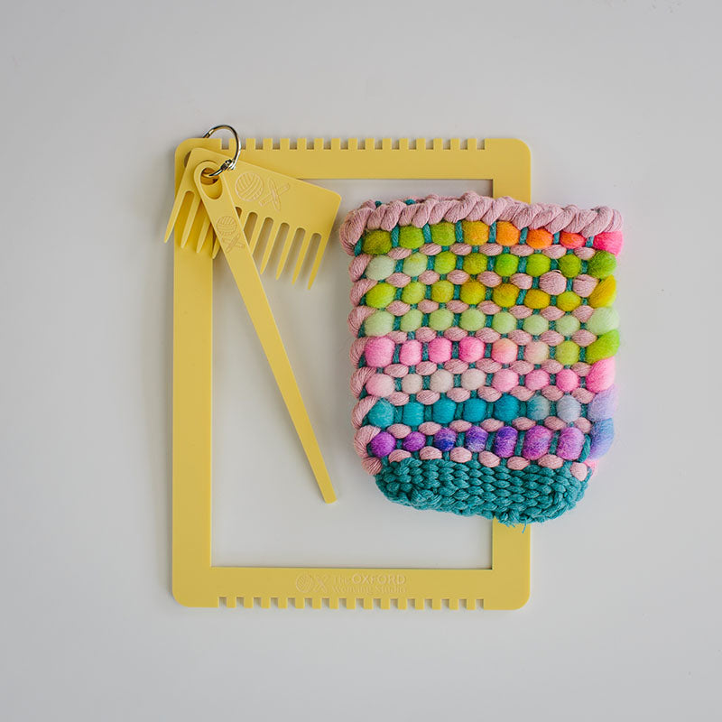 Rainbow Weaving Frame Loom & Tool Set