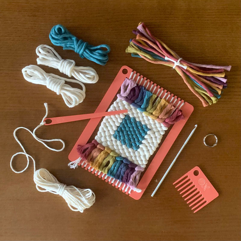 Rainbow Weaving Frame Loom & Tool Set
