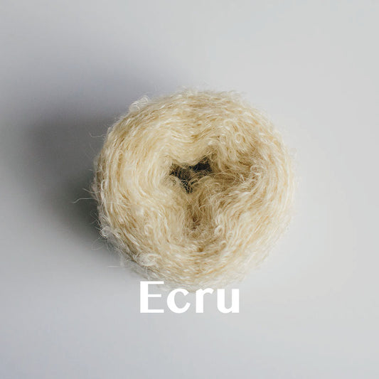 Boucle Mohair: Natural, Un-Dyed