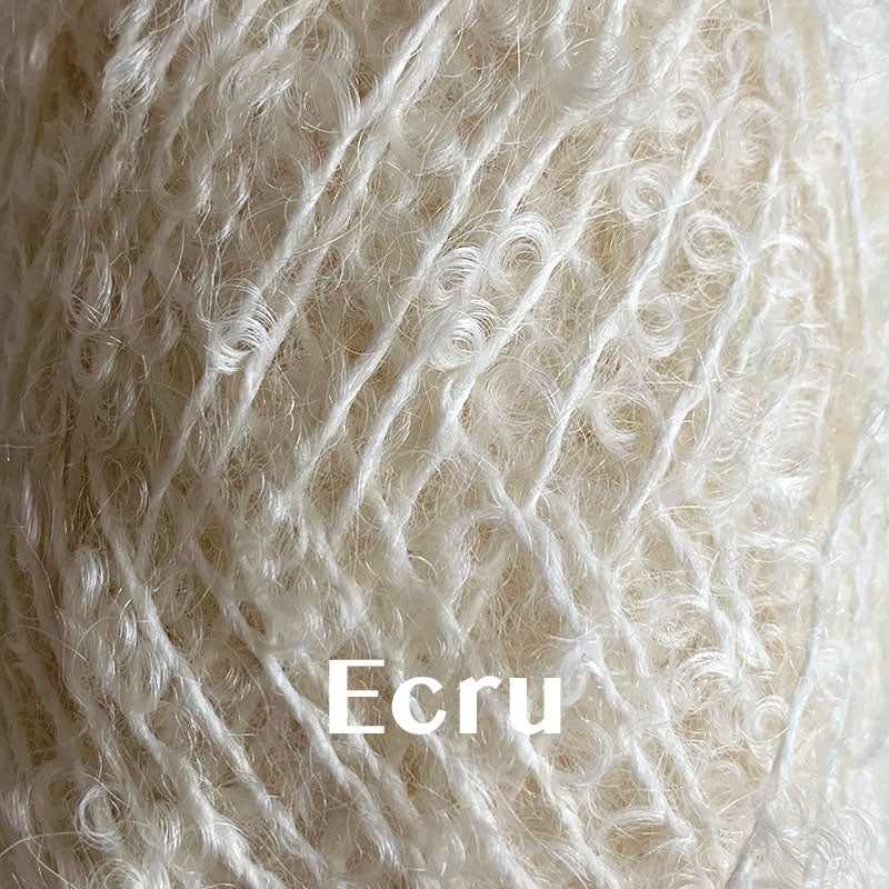 Boucle Mohair: Natural, Un-Dyed