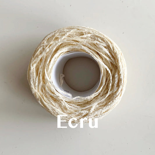 Rayon Chenille: Natural, Un-Dyed