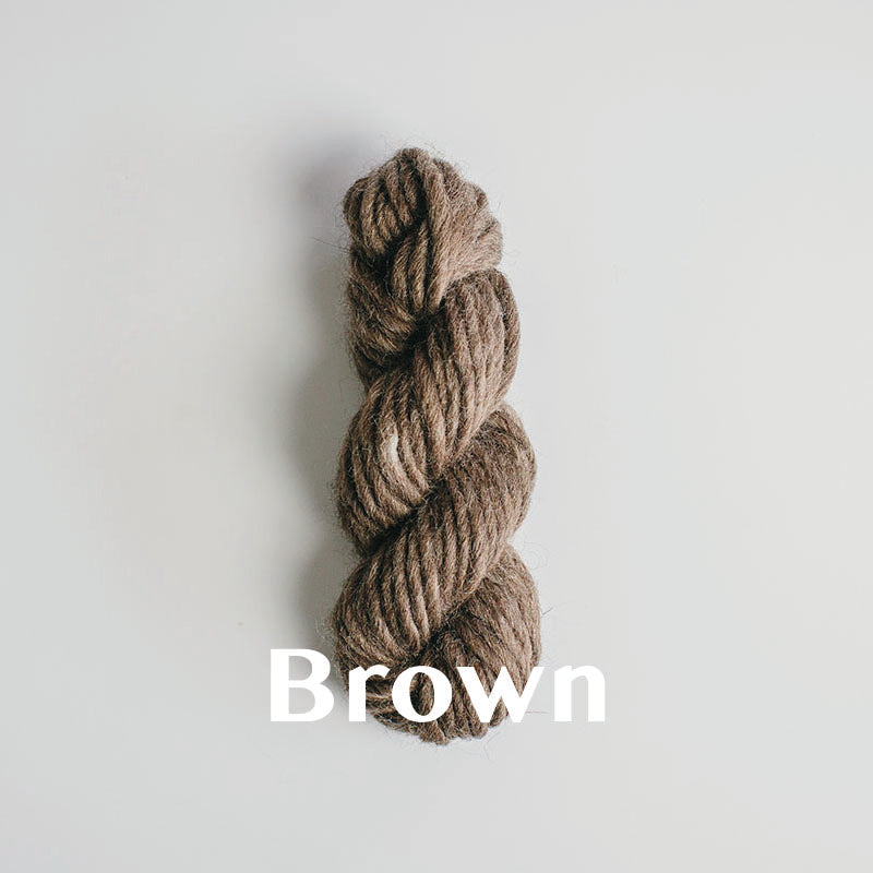 Super Chunky Yarns: Natural, Un-Dyed