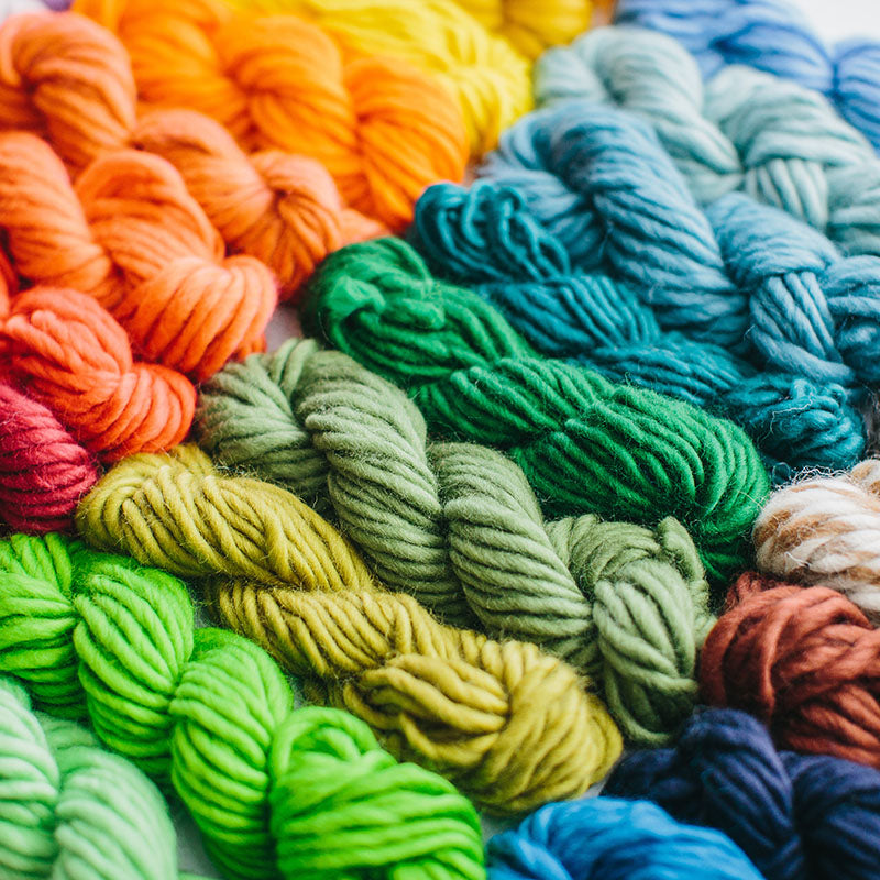 Super Chunky Yarns: Dyed