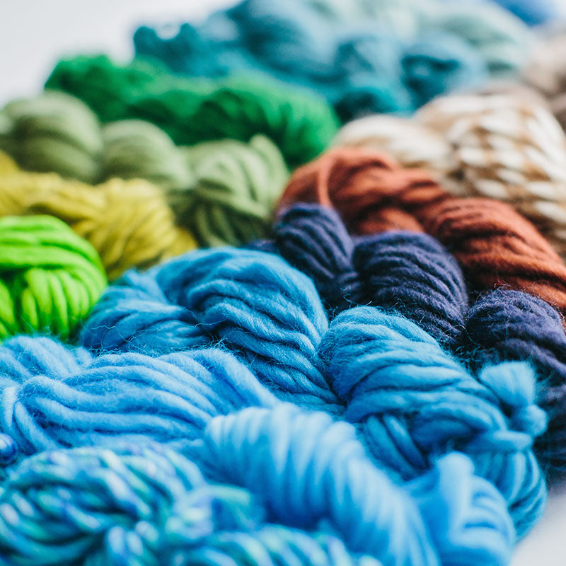 Super Chunky Yarns: Dyed
