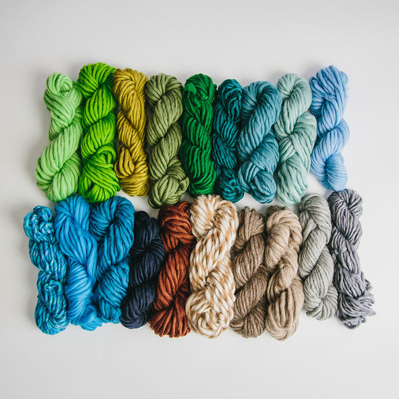 Super Chunky Yarns: Dyed