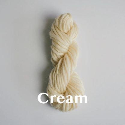 Super Chunky Yarns: Natural, Un-Dyed