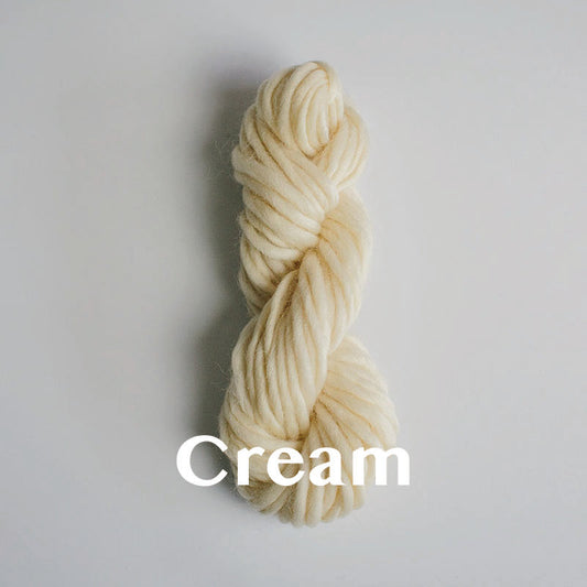 Super Chunky Yarns: Natural, Un-Dyed