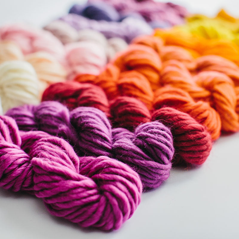 Super Chunky Yarns: Dyed