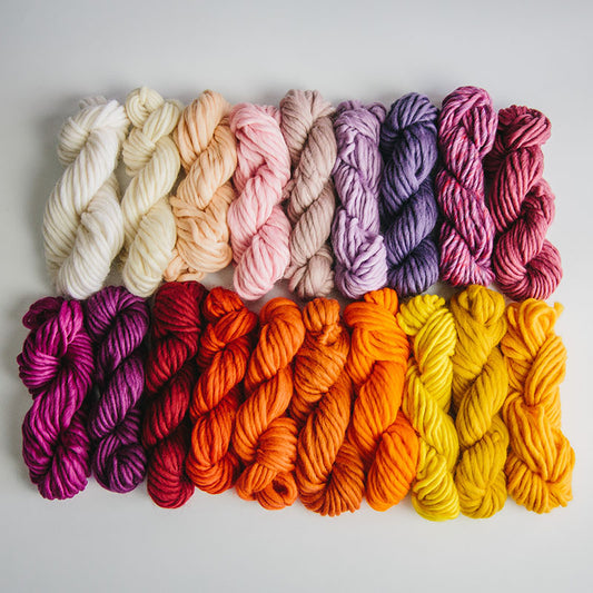 Super Chunky Yarns: Dyed