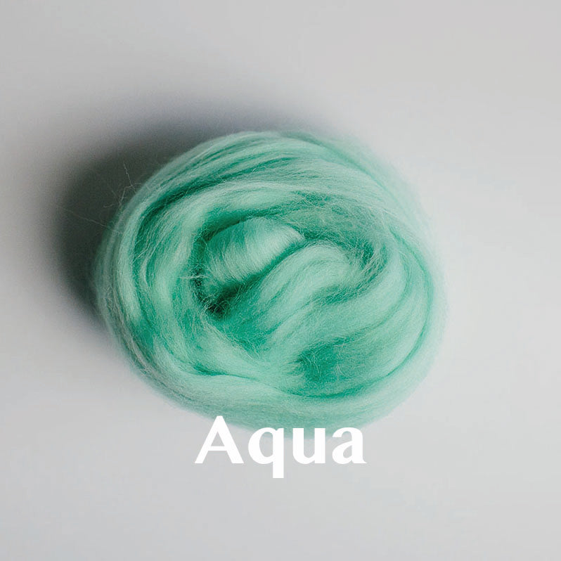 Wool Roving: Dyed Merino (PART 1)