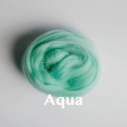 Wool Roving: Dyed Merino (PART 1)