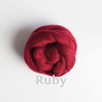 Wool Roving: Dyed Merino (PART 1)