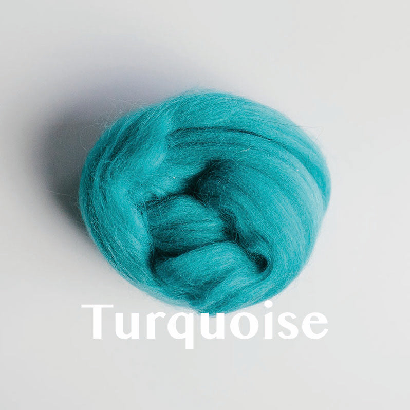 Wool Roving: Dyed Merino (PART 1)