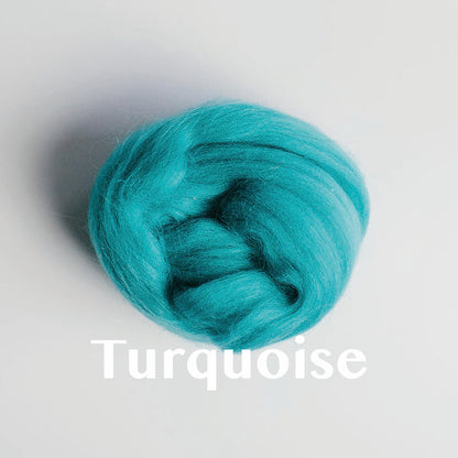 Wool Roving: Dyed Merino (PART 1)