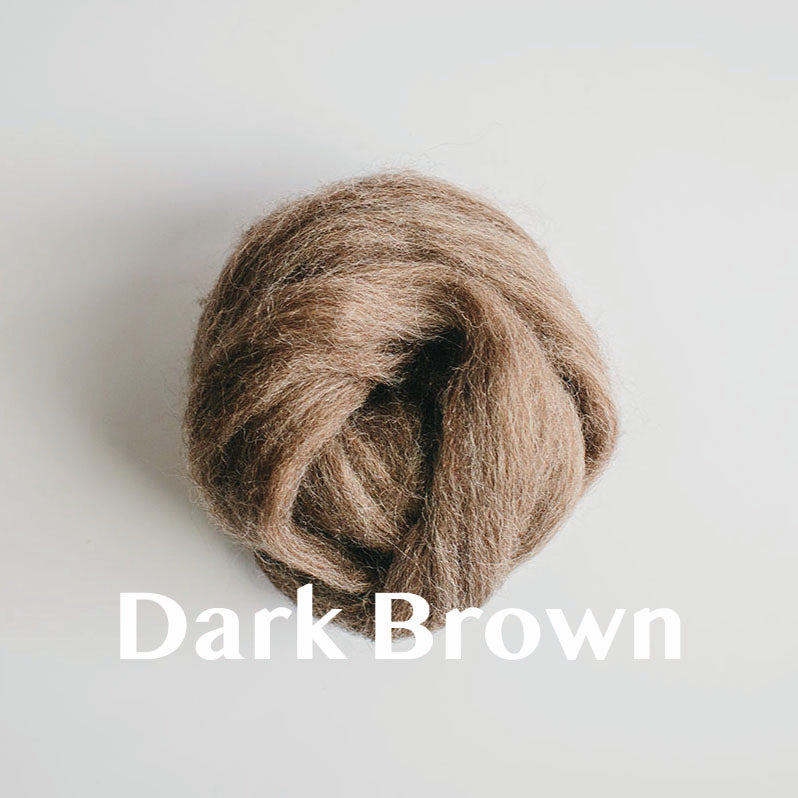 Wool Roving: Natural, Un-Dyed