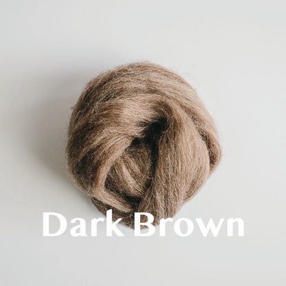 Wool Roving: Natural, Un-Dyed