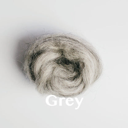 Wool Roving: Natural, Un-Dyed